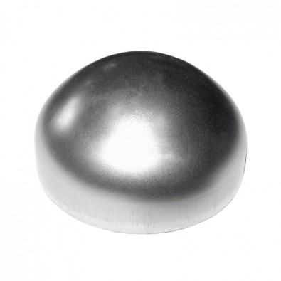 Demi-sphère inox 304 brut creuse diamètre 60 mm
